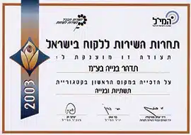 מקום 1 בתחרות השירות ללקוח בישראל